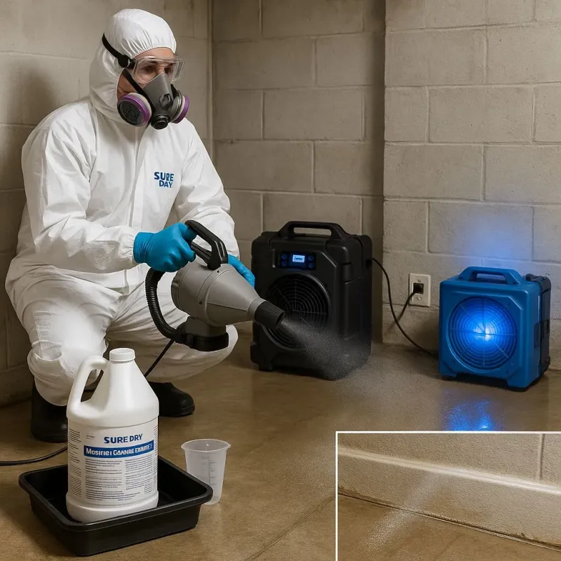 Sanitization and Odor Removal process in Hudson, WI